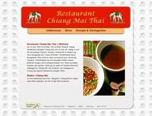 Tablet Screenshot of chiangmaithai.dk